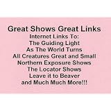 Links To Cancelled T.V. Shows Available Online