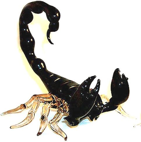 Scorpion detailed ArtGlass Figurine Large Hand-made 5.5 x 4 x 3.5 inch