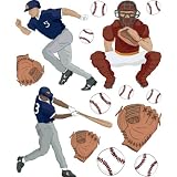 Instant Murals Baseball Wall Transfer Stickers - Sports Player