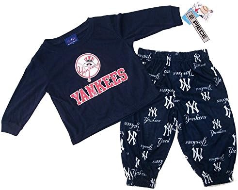 New York Yankees Toddler Pajamas Two Piece Pants And Shirt Set Size 2T