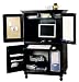 Hampton Computer Armoire - Black