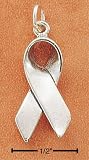 .925 Sterling Silver Ribbon Charm by SilverChicks