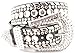 Deal Fashionista Women's Western Rhinestone Chrome Studded Rodeo Cowgirl Belt