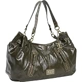 Luxy Amalfi Medium Satchel Distressed Lamb