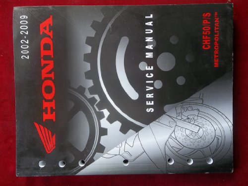 2002 - 2009 CHF50/PS Metropolitan CHF 50 P S Honda Service Repair Manual 2207