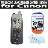 8 Function LANC Remote Control Handle for Canon ZR-1000 ZR-2000 XH A1 XH G1 XL H1 XL1 XL1s GL2 GL1 GL3 XL2 XL3 Elura 10 Elura 2 Elura 20MC Elura 2MC Elura 40MC Elura 50 Optura 100MC Optura 200MC Pi ZR-1000 ZR10 ZR25MC ZR30MC ZR40 ZR45MC ZR50MC