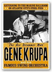 Gene Krupa, Atlantic City, 1941 by Anonymous 22"x14" Art Print Poster Vintage