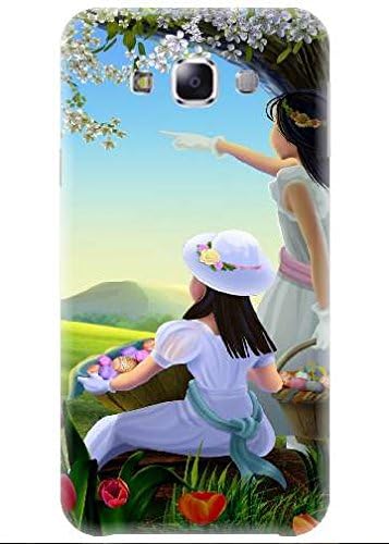 Sheerworth Premium Quality Designer Printed 3D Lightweight Slim Matte Finish Hard Case Back Cover For Samsung Galaxy E7