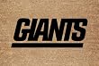 New York Giants Flocked Door Mat New York Giants Flocked Door Mat