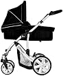 Britax 2000002358 - B-Smart 4 Kombiwagen mit Kinderwagenaufsatz Neon schwarz