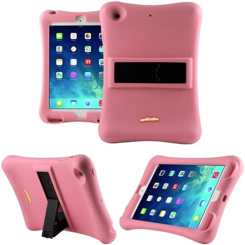 iPad Mini Case, Anitoon Amplifier Speaker iPad Mini Case [Fits iPad Mini 3/2/1 Generations] PINK Cover With Armor Body