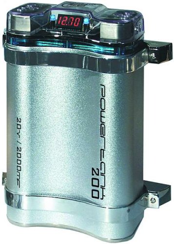 Childrens Toyshop  Elektronik : Kondensator MEGAKICK "PowerTank 200" 2.0 Farad, 20V, 26,5x15,5x8,5cm, LED