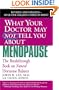 What Your Doctor May Not Tell You About Menopause: The Breakthrough Book on Natural Hormone Balance