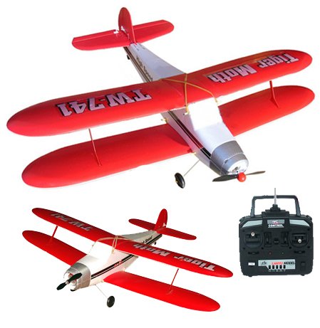 RC DOPPELDECKER TW - 741 FLUGZEUG 3 - KANAL PROPORTIONAL