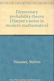 Elementary probability theory