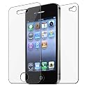 Front and Back Reusable Screen Protector for Apple iPhone 4 (3 pack)