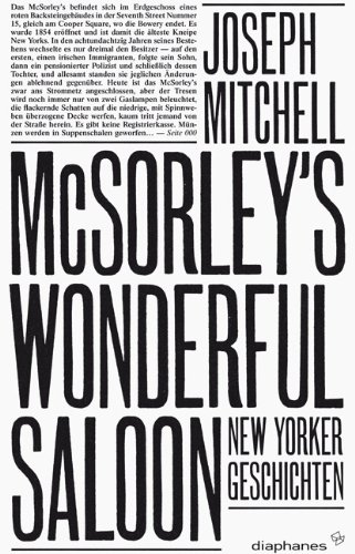 Diaphanes McSorley's Wonderful Saloon: New Yorker Geschichten