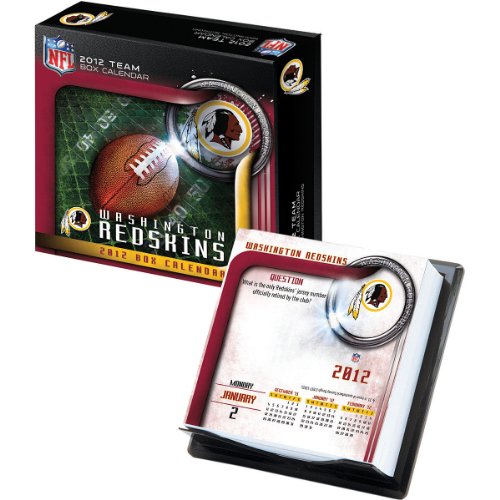 Turner Washington Redskins 2012 Box Calendar