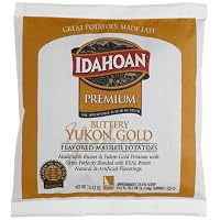 Idahoan Premium Buttery Golden Selects Mashed Potato Mix, 16.42-Ounce Units (Pack of 6)
