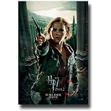 Harry Potter Poster - 2011 Movie Teaser Flyer - and Deathly Hallows Part 2 II 2011 Movie DH2A - Emma Watson Hermione