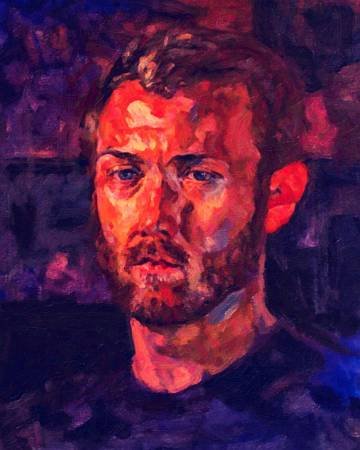 Custom Order #ND-9LB, Oil on Canvas, Custom Painting of The Person You Love, For 1 Person of Customer's Choice, Style: Expressionism, with Signature Text 