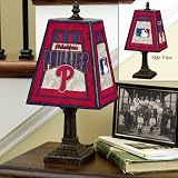14" Art-Glass Table Lamp - Philadelphia Phillies