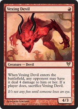 Magic: the Gathering - Vexing Devil (164) - Avacyn Restored On Sale