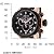 Invicta Men's 0361 Reserve Collection Venom Chronograph Black Polyurethane Watch from Invicta