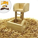 Alfie Lifestyle Small Animal Playground - Wooden Playgym (Toy for Mouse and Dwarf Hamster)