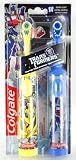 Colgate TransFormers Children's Powered Toothbrush, Extra Soft, Twin Pack (Pack of 2) 4 Toothbrushes Total