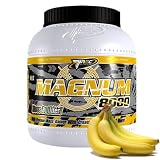 Magnum 8000 MASS WEIGHT GAINER x 1.6kg (BANANA FLAVOUR) BEST PROTEIN WHEY POWDER SHAKE *SAME DAY DISPATCH*