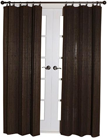 Versallies Home Fashions Bamboo Ring Top Panel