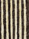 Produkt-Bild: Flauschvorhang T&uuml;rvorhang Insektenschutzvorhang 200 x 100 cm braun / beige