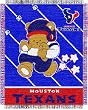 Houston Texans Woven Baby Blanket Throw - NFL Football Fan Shop Sports Team Merchandise