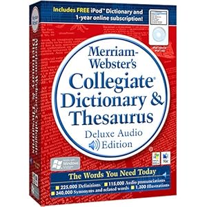 Merriam-Webster Collegiate Dictionary & Thesaurus - iPod enabled