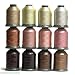 12 Spools SKIN/FLESH Tone Embroidery Machine Thread RT