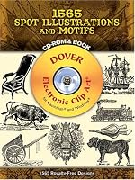 1565 Spot Illustrations and Motifs CD-ROM and Book (Electronic Clip Art)