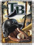 MLB Tampa Bay Devil Rays 48-Inch-by-60-Inch Acrylic Tapestry Throw