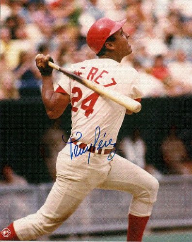 Autographed/Hand Signed Tony Perez Cincinnati Reds 8x10 Photo