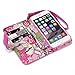 iPhone 6S Case, Terrapin [Floral Interior] Premium PU Leather Wallet Case with Card Slots, Cash Compartment and Detachable Wrist Strap for iPhone 6 / 6S (Hot Pink with Lily Floral Textile Interior)
