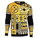 Pittsburgh Steelers Patches Ugly Crew Neck Sweater Large
