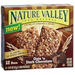 Nature Valley Crunchy Granola Bars, Oats 'n Dark Chocolate, 12-Count Boxes (Pack of 6)