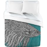 Duvet Cover Beta Fish (by DENY Designs)