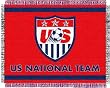 USA Home Field Advantage Woven Tapestry Throw Blanket - Soccer Fan Shop Sports Team Merchandise