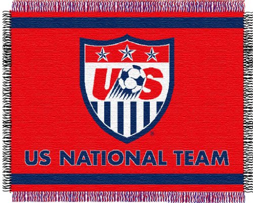 Team USA National Soccer 48×60 FIFA Triple Woven Jacquard Throw
