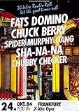 IMAGE OF Fats Domino - What A Party 1984 - CONCERT - POSTER from GERMANY