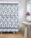 Toile Cotton Blend Fabric Shower Curtain - 70 x 72 inch