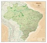 Brazil Wall Map (Executive Style, Tubed)