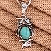 YAZILIND Owl Eyes Pendant Chain Necklace vintage