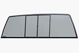 CRL Duo-Vent Four Panel Truck Slider with Solar Glass for 1988-2001 Chevy/GMC CK Trucks